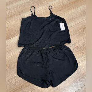 Elegant Black Women's Pajama Set